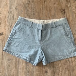 J. Crew cotton shots size 2 in light blue